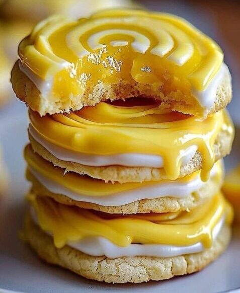 lemon and white chocolate cookies